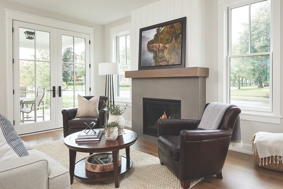 Interior - Family Room for Farmhouse House Plan #928-323 - 3 bed, 2.5 bath