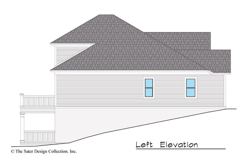 Architectural House Design - Left Side
