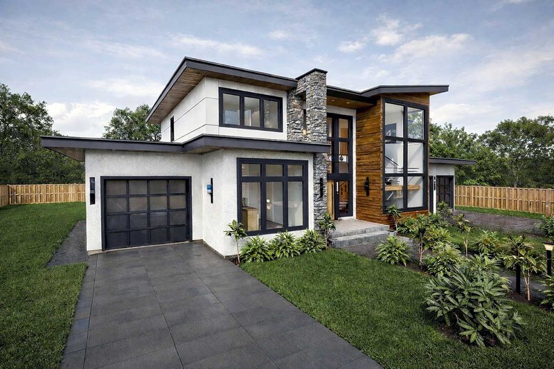 Dream House Plan - Exterior - Other Elevation for Contemporary House Plan #1101-53 - 3 bed, 3.5 bath