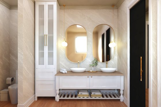 Interior - Bathroom 1 for Barndominium House Plan #1064-394 - 3 bed, 3 bath