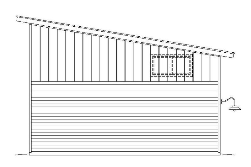 Home Plan - Exterior - Other Elevation 1 for Contemporary House Plan #932-32, 0 bath