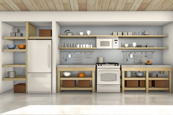 Interior - Kitchen for Modern House Plan #497-57 - 3 bed, 2 bath