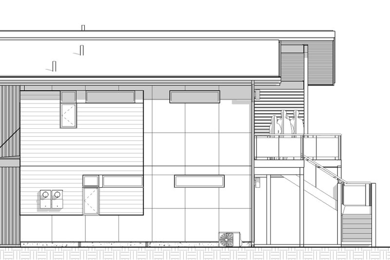 Home Plan - Exterior - Other Elevation 1 for Modern House Plan #895-167 - 2 bed, 2.5 bath
