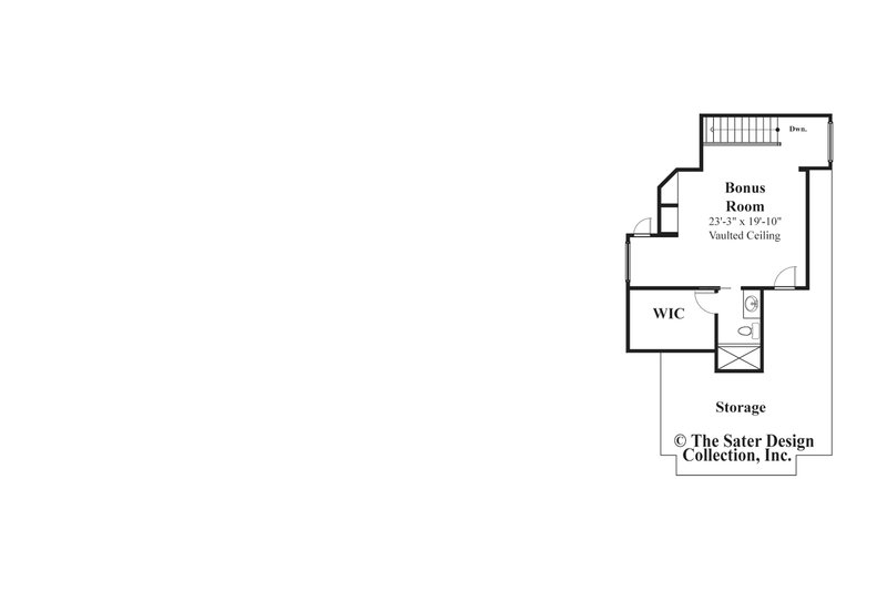 Home Plan - Floor Plan - Upper Floor for Mediterranean House Plan #930-491 - 3 bed, 4 bath