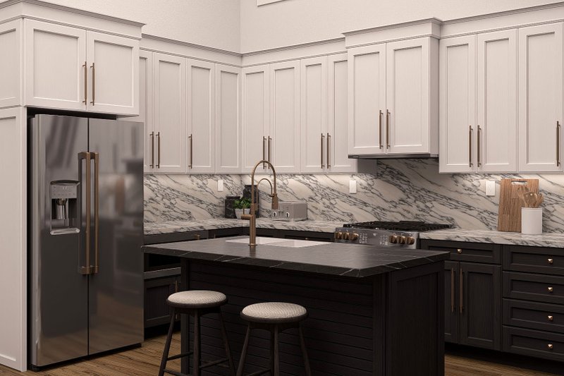 Home Plan - Interior - Kitchen 2 for Barndominium House Plan #455-508 - 2 bed, 2.5 bath