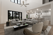 Farmhouse Style House Plan - 5 Beds 4 Baths 4014 Sq/Ft Plan #1112-10 