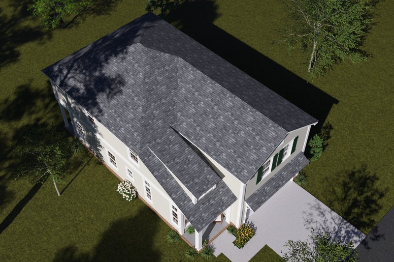 Architectural House Design - Exterior - Other Elevation 3 for Cottage House Plan #513-2406 - 4 bed, 2.5 bath