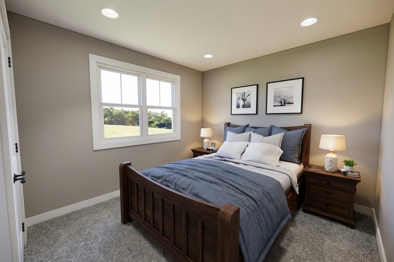 House Plan Design - Interior - Bedroom 2 for Craftsman House Plan #51-1521 - 4 bed, 2.5 bath