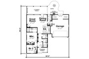 Traditional Style House Plan - 2 Beds 2.5 Baths 1170 Sq/Ft Plan #20-2074 