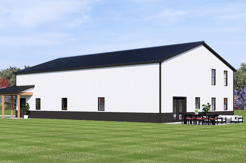 Home Plan - Exterior - Other Elevation 1 for Barndominium House Plan #1064-466 - 1 bed, 1 bath