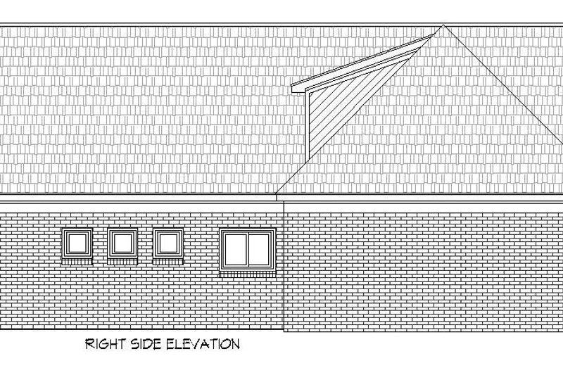 House Blueprint - Exterior - Other Elevation 1 for Country House Plan #932-259 - 3 bed, 2 bath