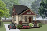 Bungalow Style House Plan - 3 Beds 2.5 Baths 1358 Sq/Ft Plan #79-318 