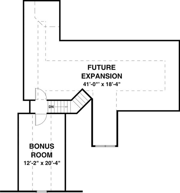 Craftsman Floor Plan - Other Floor Plan #56-634
