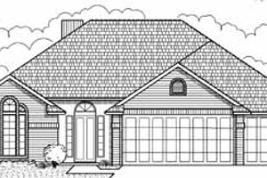 Traditional Exterior - Front Elevation Plan #65-192