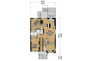 Contemporary Style House Plan - 6 Beds 3 Baths 3666 Sq/Ft Plan #25-4356 