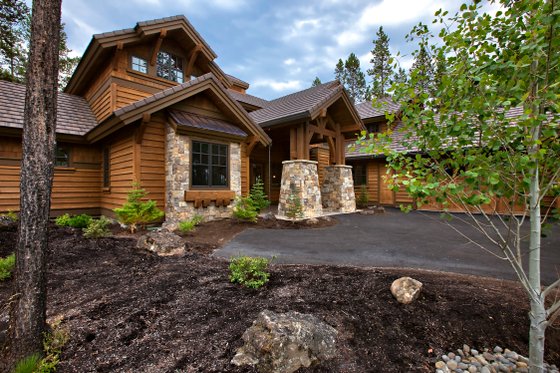 Craftsman style house design, elevation photo