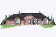 European Style House Plan - 6 Beds 4.5 Baths 2878 Sq/Ft Plan #5-325 