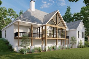Exterior - Other Elevation 2 for Farmhouse House Plan #923-281 - 4 bed, 3.5 bath