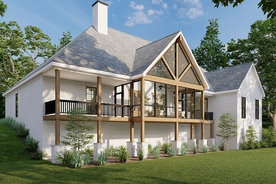 Exterior - Other Elevation 2 for Farmhouse House Plan #923-281 - 4 bed, 3.5 bath