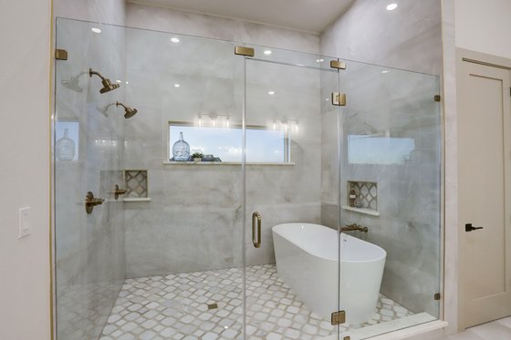 Interior - Master Bathroom for Modern House Plan #1096-56 - 4 bed, 3.5 bath