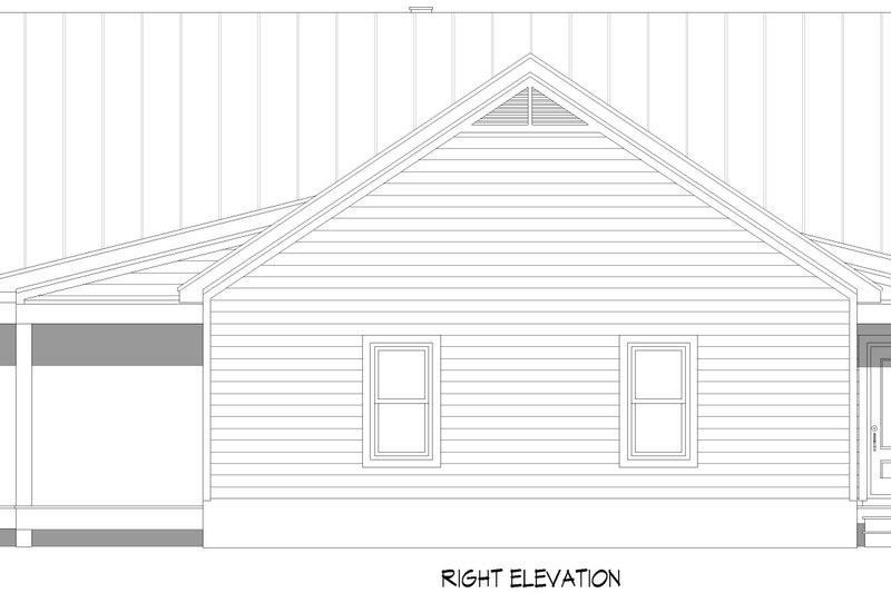Dream House Plan - Exterior - Other Elevation 1 for Country House Plan #932-1069 - 2 bed, 2 bath