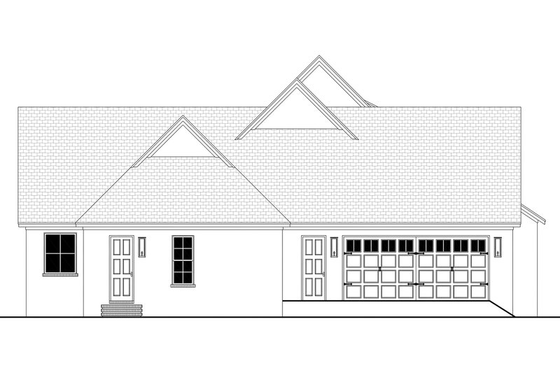 Architectural House Design - Exterior - Other Elevation for Farmhouse House Plan #430-415 - 4 bed, 3.5 bath
