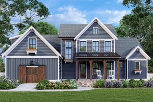 Traditional Exterior - Front Elevation Plan #927-1046