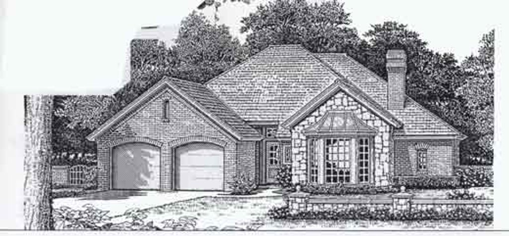 Colonial Style House Plan - 4 Beds 2 Baths 1917 Sq/Ft Plan #310-788