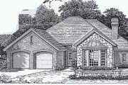 Colonial Style House Plan - 4 Beds 2 Baths 1917 Sq/Ft Plan #310-788 