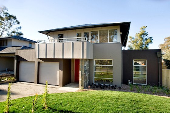 Exterior - Front Elevation 5 for Modern House Plan #496-12 - 3 bed, 2.5 bath