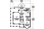Country Style House Plan - 3 Beds 2.5 Baths 1709 Sq/Ft Plan #25-4346 
