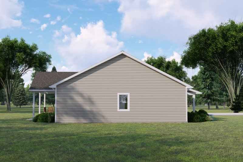 House Blueprint - Exterior - Other Elevation for Ranch House Plan #1064-135 - 3 bed, 2 bath