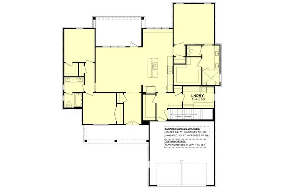 Floor Plan - Other Floor for Farmhouse House Plan #430-250 - 3 bed, 2 bath