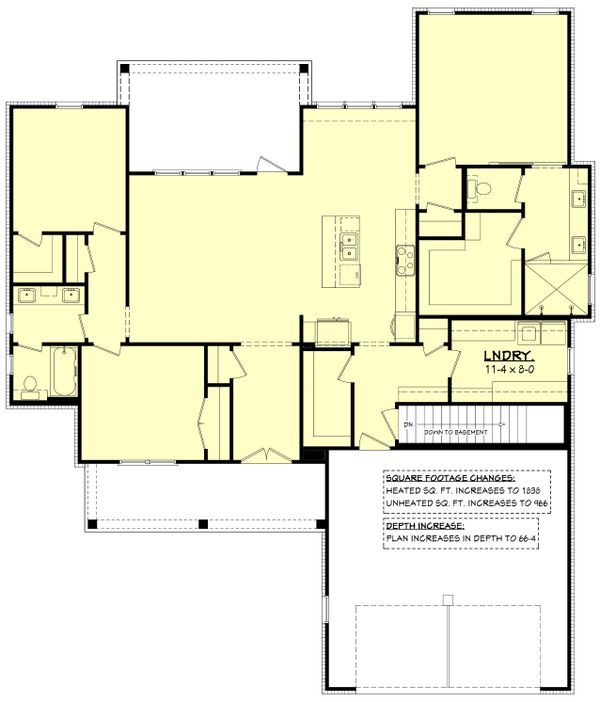 Farmhouse Floor Plan - Other Floor Plan #430-250