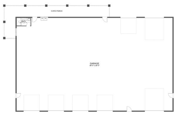 Farmhouse Floor Plan - Main Floor Plan #1060-201