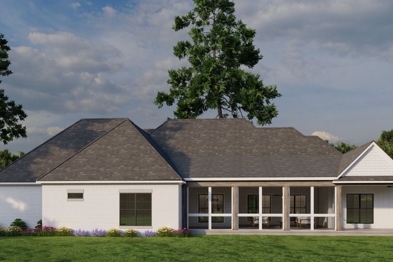 Dream House Plan - Exterior - Rear Elevation for Traditional House Plan #923-394 - 3 bed, 2.5 bath