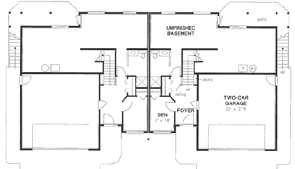 House Design - Traditional Floor Plan - Main Floor Plan #18-9426