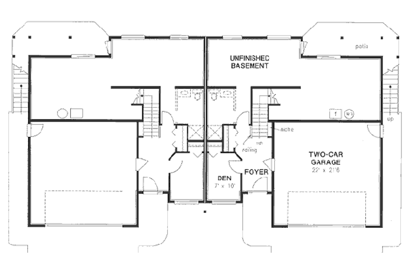 Dream House Plan - Floor Plan - Main Floor for Traditional House Plan #18-9426 - 4 bed, 2 bath