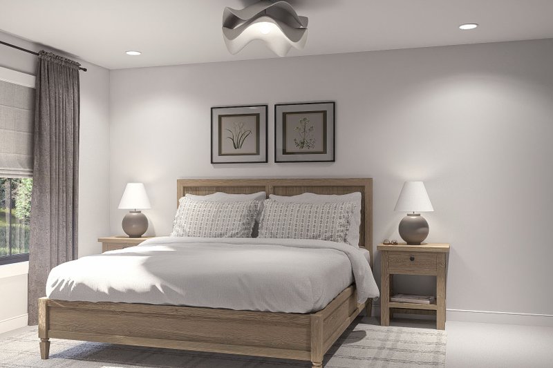 Home Plan - Interior - Master Bedroom for Farmhouse House Plan #455-808 - 3 bed, 2.5 bath