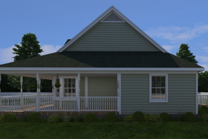 Exterior - Other Elevation 2 for Farmhouse House Plan #1082-9 - 3 bed, 2.5 bath