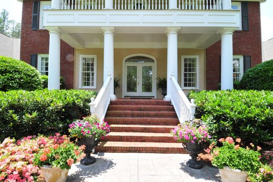 Exterior - Other Elevation for Classical House Plan #137-113 - 4 bed, 4 bath