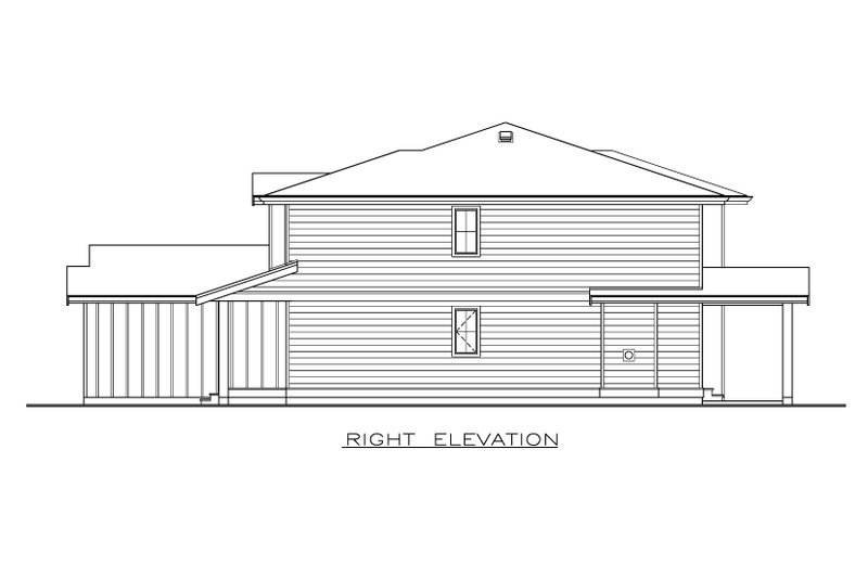House Design - Exterior - Other Elevation 1 for Farmhouse House Plan #1100-182 - 6 bed, 5 bath