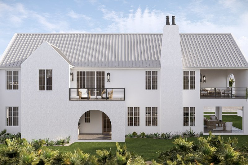 House Blueprint - Exterior - Other Elevation 2 for Beach House Plan #455-755 - 3 bed, 2.5 bath