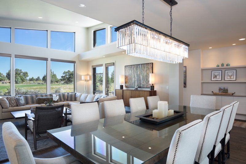 House Blueprint - Interior - Dining Room for Contemporary House Plan #892-42 - 4 bed, 5.5 bath