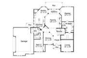 European Style House Plan - 5 Beds 4 Baths 4205 Sq/Ft Plan #411-813 