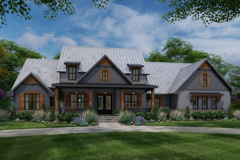 Farmhouse Style House Plan - 3 Beds 2.5 Baths 2510 Sq/Ft Plan #120-277 ...