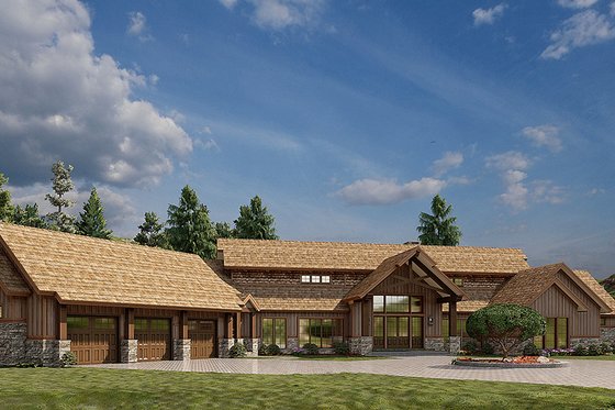 Exterior - Other Elevation for Craftsman House Plan #923-179 - 4 bed, 5.5 bath