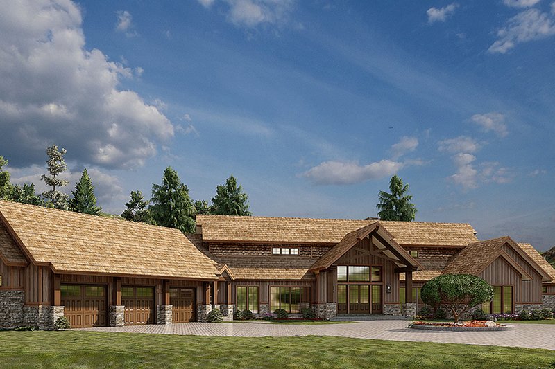 Dream House Plan - Exterior - Other Elevation for Craftsman House Plan #923-179 - 4 bed, 5.5 bath
