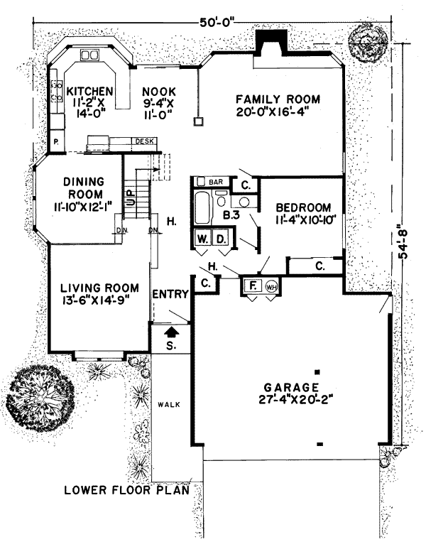 Modern Floor Plan - Main Floor Plan #312-770