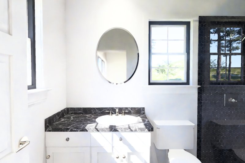 Architectural House Design - Interior - Master Bathroom for Cottage House Plan #513-2467 - 4 bed, 3 bath
